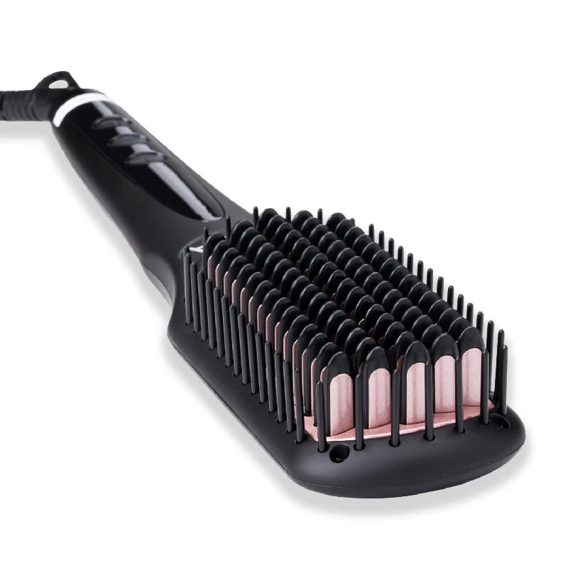 Vega Black Shine Hair Straightener Brush, 386 g-1.webp